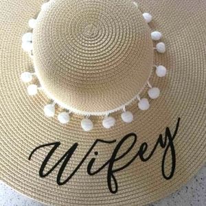 Wifey sun beach hat